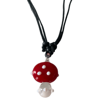 Red Glass Mushroom